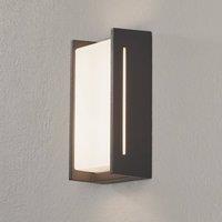 Trio Lighting Indus LED outdoor wall light, anthracite