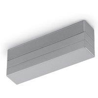 Trio Lighting DUOline universal power feed, two-circuit titanium