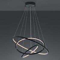 Trio Lighting Trio WiZ Aaron smart LED pendant light, anthracite