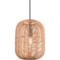 Trio Lighting Runa hanging light, sisal lampshade 1-bulb 35 cm