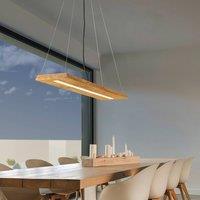 Trio Lighting Brad wooden LED pendant light