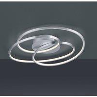 Trio Lighting Gale LED ceiling lamp, 60 cm, matt nickel