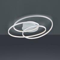 Trio Lighting Gale LED ceiling lamp, 60 cm, matt white