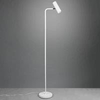 Trio Lighting Marley floor lamp, white, height 151 cm, metal