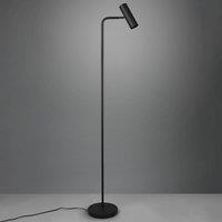Trio Lighting Marley floor lamp, black, height 151 cm, metal