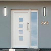 Trio Lighting LED outdoor wall light Fuerte, anthracite, aluminium, IP54