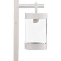 Trio Lighting Sambesi outdoor wall lamp, twilight sensor, white