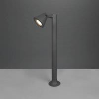 Trio Lighting Kaveri pillar light made of aluminium, anthracite