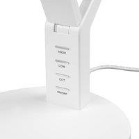 Trio Lighting Ava LED table lamp dimming function, white