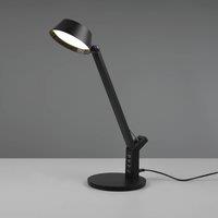 Trio Lighting Ava LED table lamp with dimming function, black