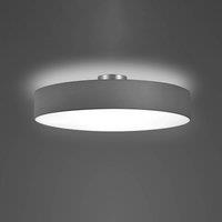 Trio Lighting Hotel ceiling light, matt nickel/grey, 65 cm