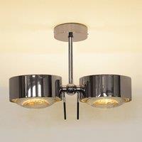Top Light Ceiling light Puk Sides chrome 10 cm 2-bulb G9