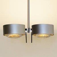 Top Light Ceiling light Puk Sides matt chrome 30 cm 2-bulb G9
