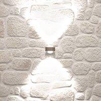 Top Light Puk Mini Wall LED 2x8W lenses clear, matt nickel