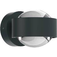 Top Light Puk Mini Wall, G9, clear lenses, matt anthracite
