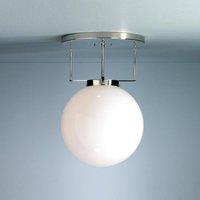 TECNOLUMEN Brandts ceiling light, Bauhaus, nickel, 25 cm