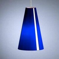 TECNOLUMEN Hanging light by Schnepel, blue
