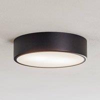 TEMAR LIGHTING Cleo ceiling light, 30 cm, IP20, black, metal, E27