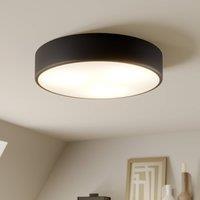 TEMAR LIGHTING Cleo ceiling light, 40 cm, IP20, black, metal, E27