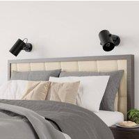 TEMAR LIGHTING Ceiling spotlight Reflector, black, 1-bulb