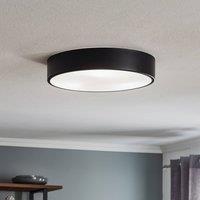 TEMAR LIGHTING Cleo 400 ceiling light, IP54, 40 cm, black