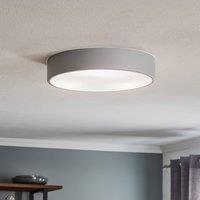 TEMAR LIGHTING Cleo 400 ceiling light, IP54, 40 cm, grey