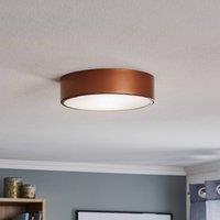 TEMAR LIGHTING Cleo 300 ceiling lamp, copper, sensor, IP20, 30 cm, metal
