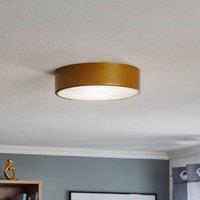 TEMAR LIGHTING Cleo 300 ceiling lamp, gold, sensor, IP20, 30 cm, metal