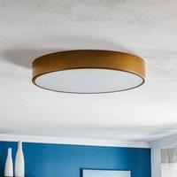 TEMAR LIGHTING Cleo 500 ceiling lamp, gold, sensor, IP20, 50 cm, metal