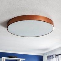 TEMAR LIGHTING Cleo 800 ceiling light, 78 cm, copper