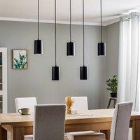 TEMAR LIGHTING ZW Tube 170 pendant light, 5-bulb, black