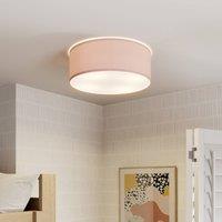 TK Lighting Rondo Kids ceiling light, 38 cm, pink
