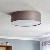 TK Lighting Rondo ceiling light, brown, 45 cm