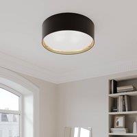 TK Lighting Bilbao ceiling light, black/gold, 60 cm
