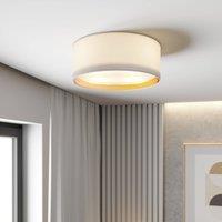 TK Lighting Bilbao ceiling light, white/gold, 45 cm