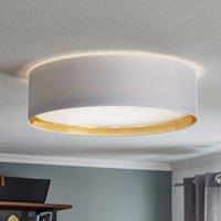 TK Lighting Bilbao ceiling light, white/gold, 60 cm