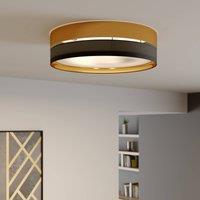 TK Lighting Hilton ceiling light, black/gold, 60 cm