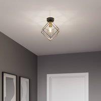 TK Lighting Alambre ceiling light, 1-bulb, gold/black