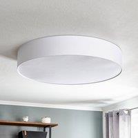 TK Lighting Rondo ceiling light, white 80 cm
