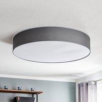 TK Lighting Rondo ceiling light, grey 80 cm