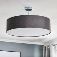 TK Lighting Rondo ceiling light with spacing, grey 60cm
