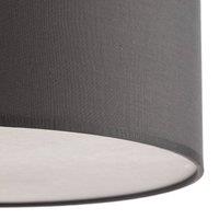 TK Lighting Rondo ceiling light, grey, 30 cm