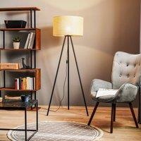 TK Lighting Juta floor lamp with tripod base