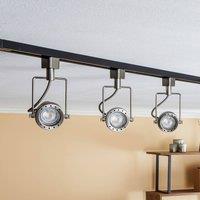 Prios Morganis three-circuit track lighting system single-circuit track