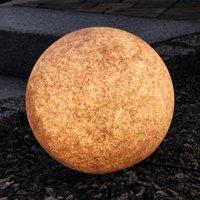 Heitronic Bright decorative ball Mundan, 30 cm, terracotta