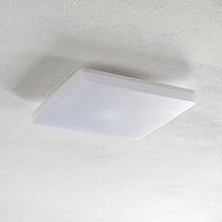 Heitronic LED sensor ceiling light Pronto, angular, 33x33cm