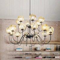 Vistosi Puppet designer chandelier, Murano glass
