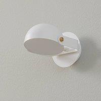 Viokef Hemi LED wall light, pivotable lampshade, white