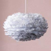 UMAGE Eos mini pendant light grey feathers