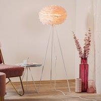 UMAGE Eos medium floor lamp pink, tripod white